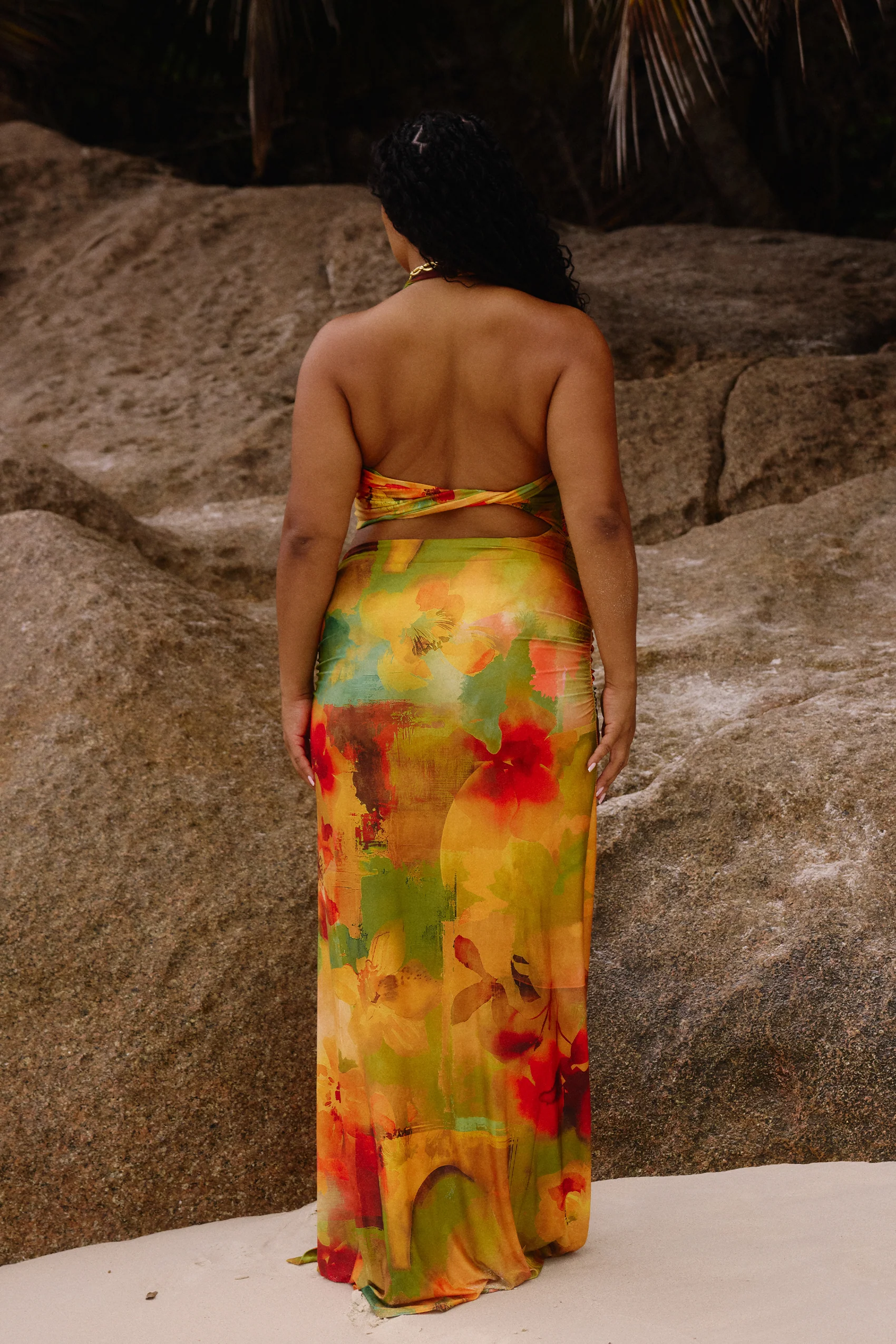 Amani Jersey Maxi Dress in Solara - Image 8