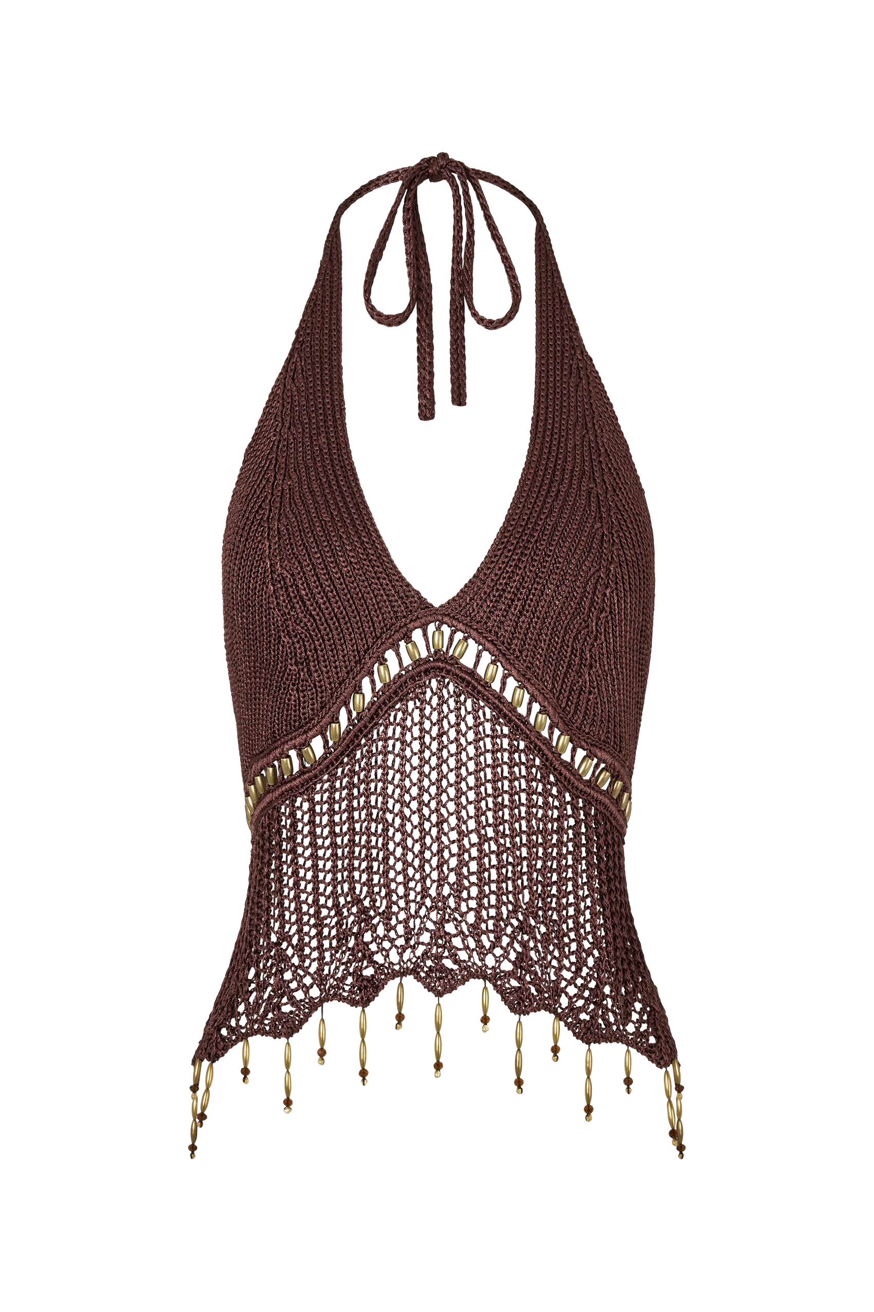 Amare Crochet Top in Cacao - Image 11