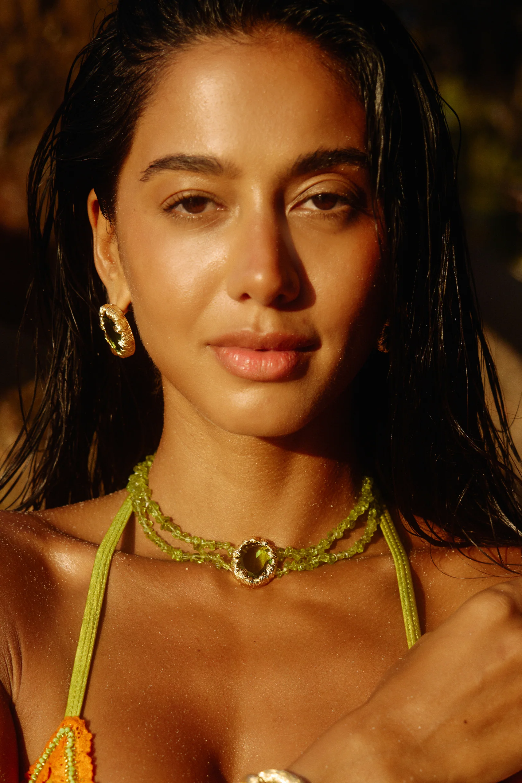 Azania Necklace in Peridot - Image 5