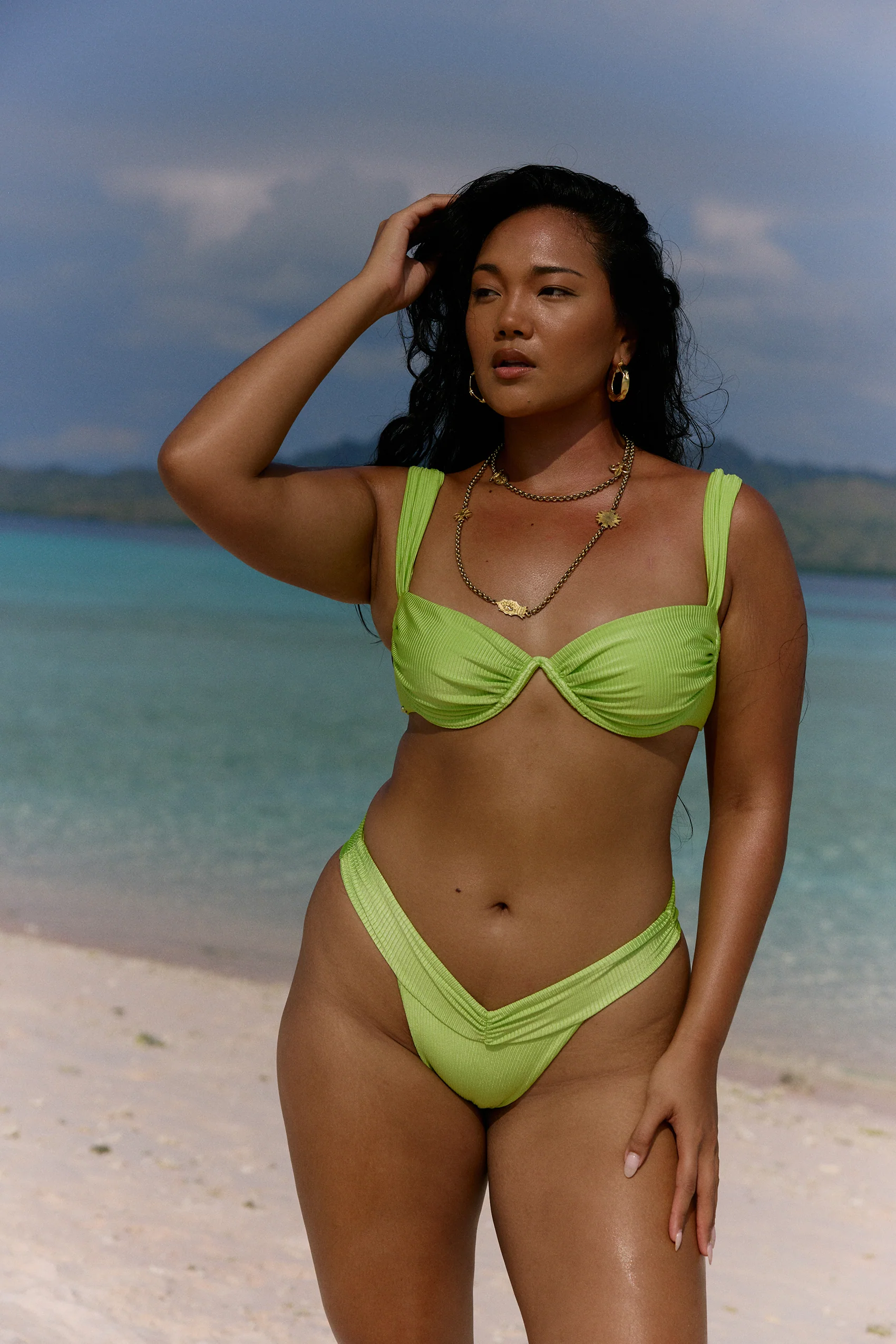 Cannes Bikini Bottom in Manzana - Image 7