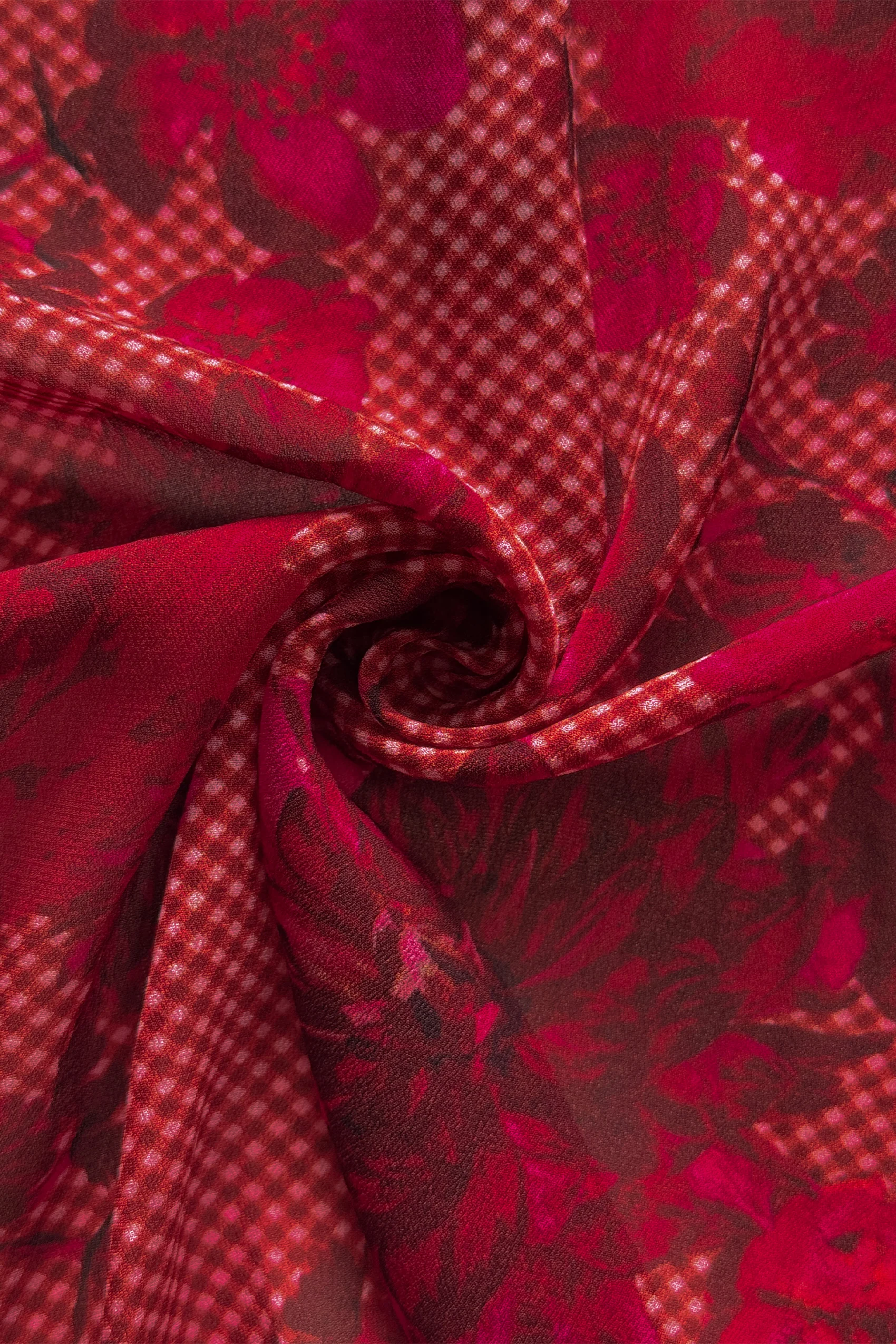 Georgette Sarong in Rose - Image 10
