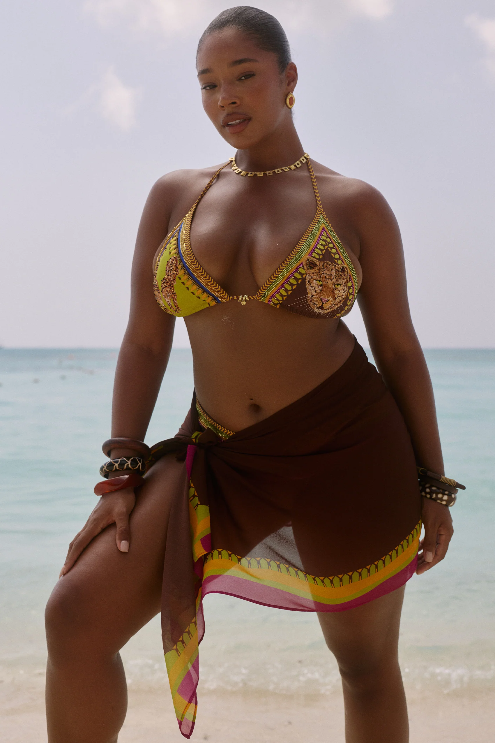 Georgette Sarong in Zahana - Image 5