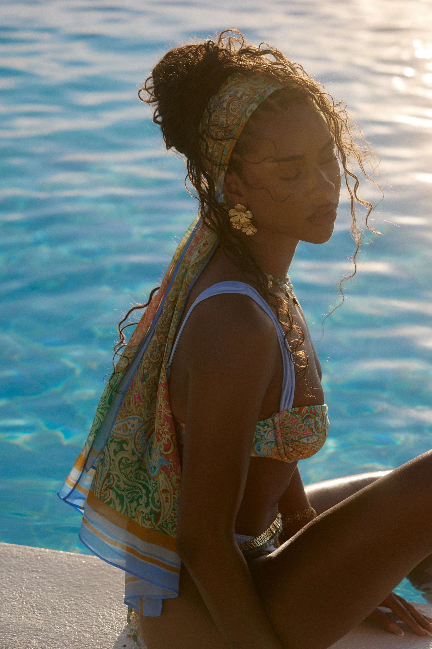 Georgette Sarong in Zephyrus - Image 9