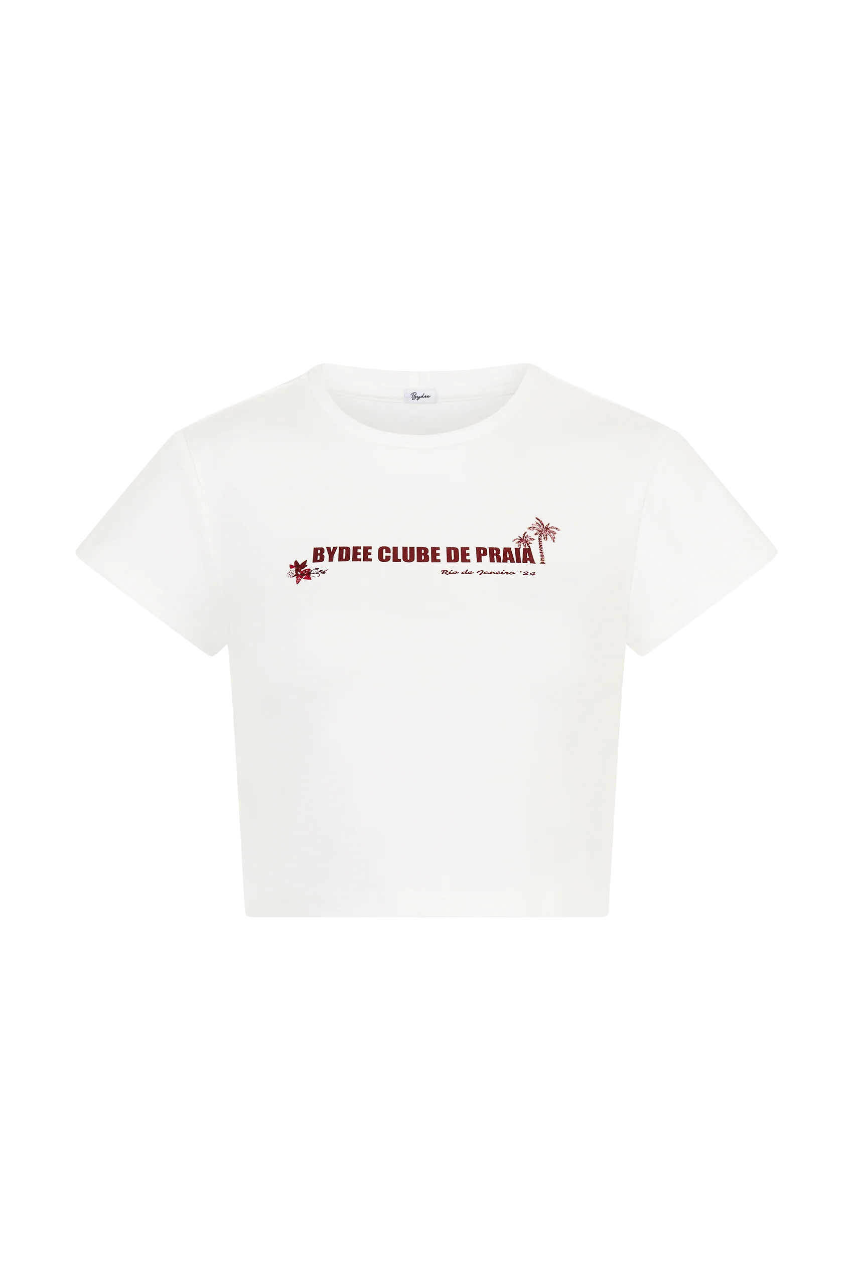 Isabel Baby Tee in White - Image 10