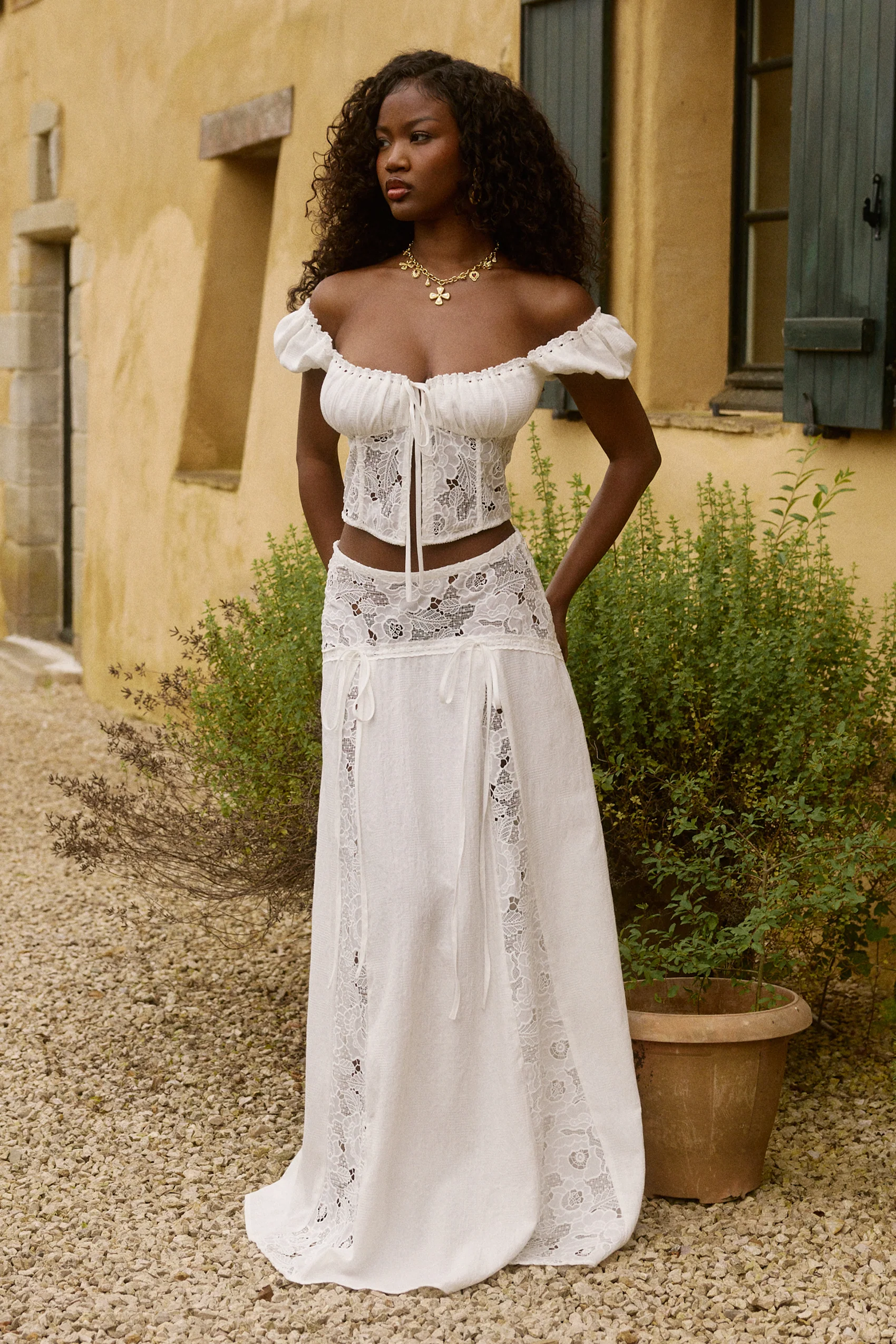 Jolie Maxi Skirt in Celeste - Image 12