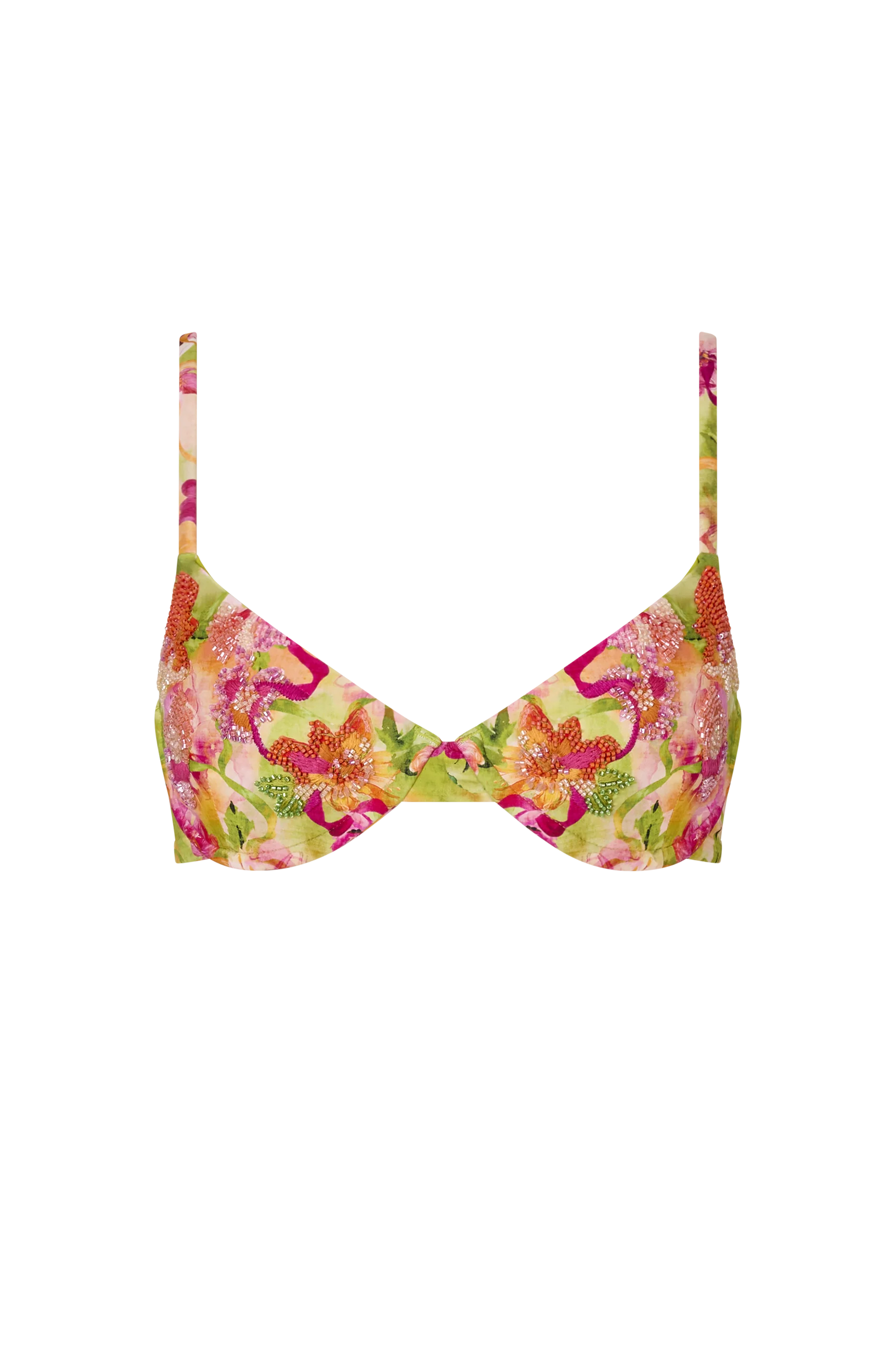 Lefkada Bikini Top in Florita - Image 12