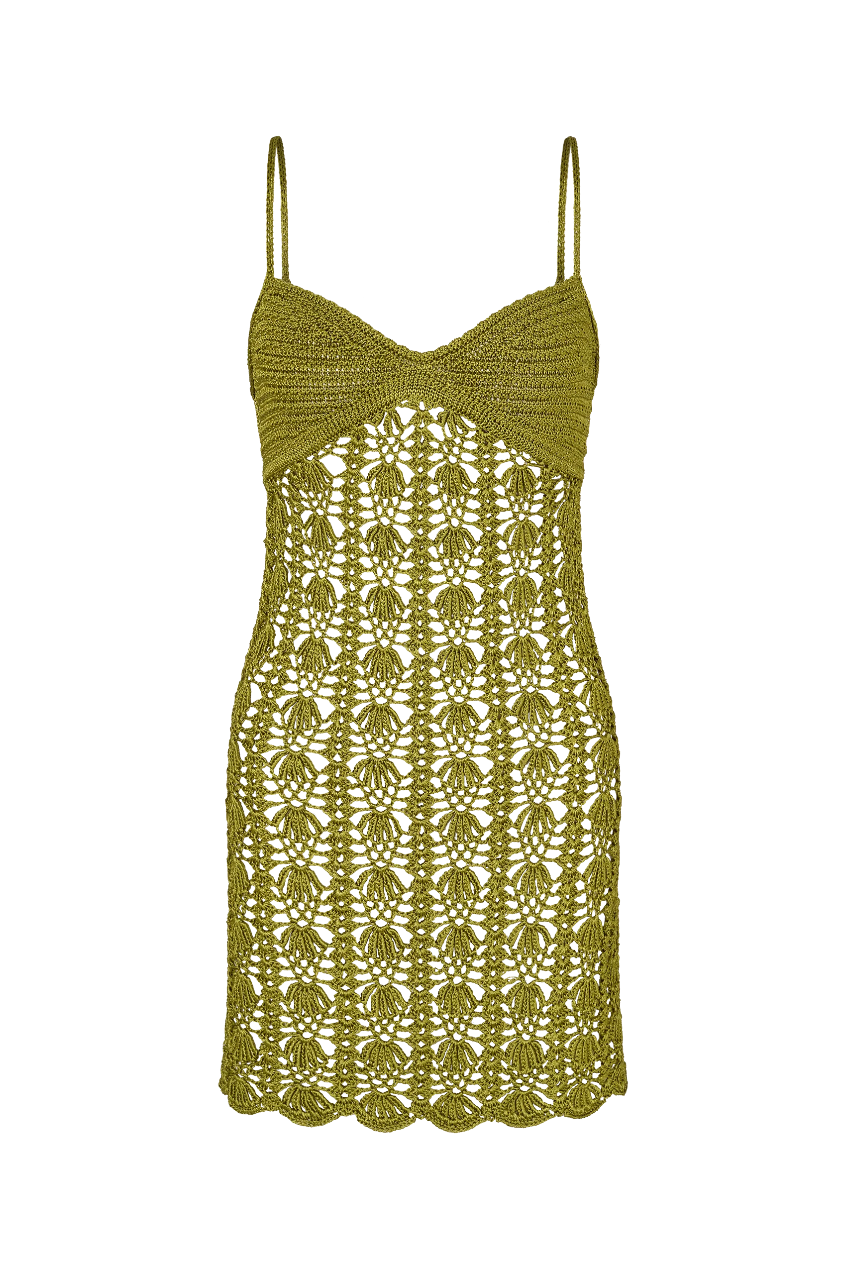 Mayan Crochet Mini Dress in Paya - Image 13