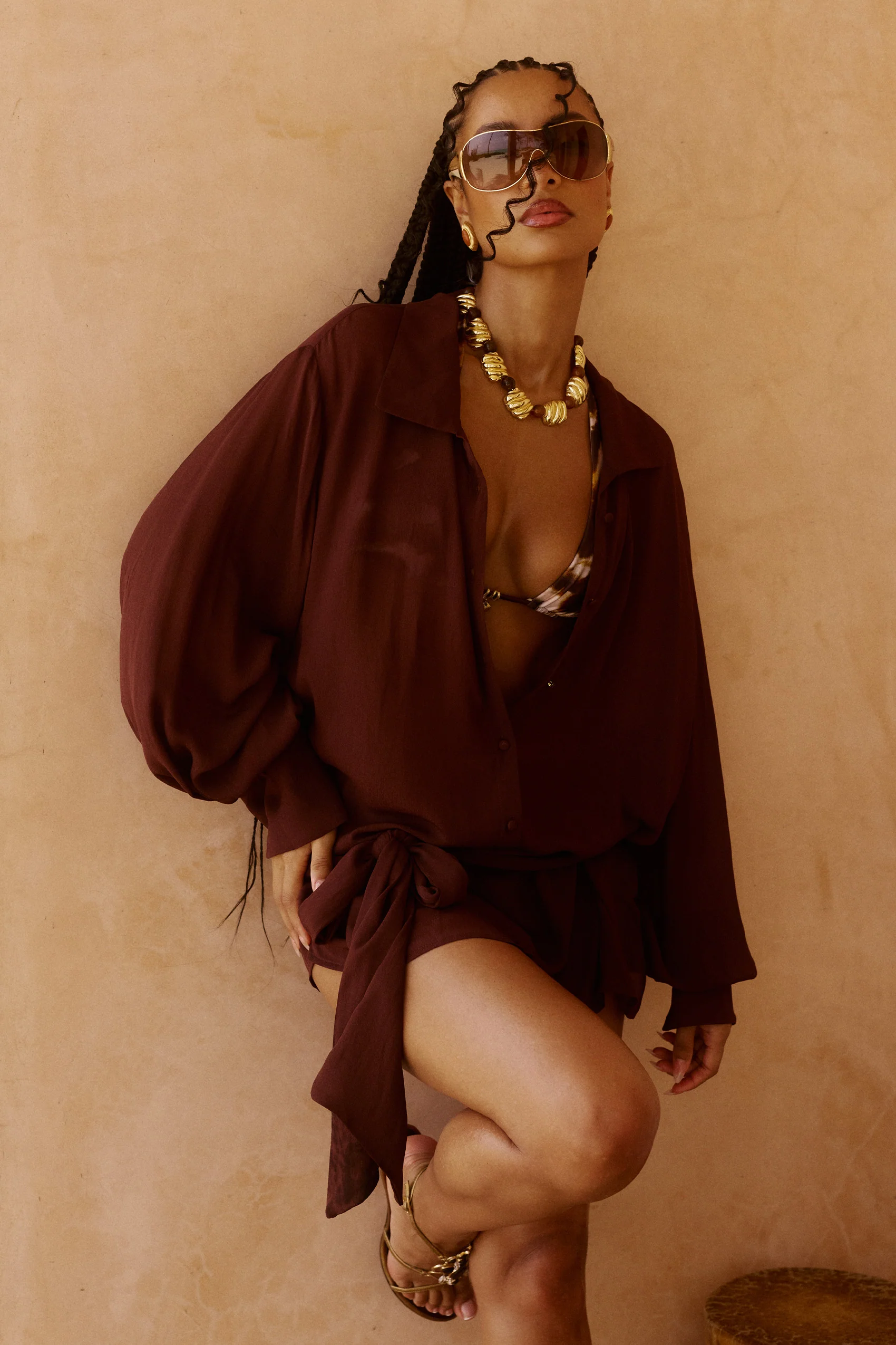 Melia Shirt Dress in Makoa - Image 7