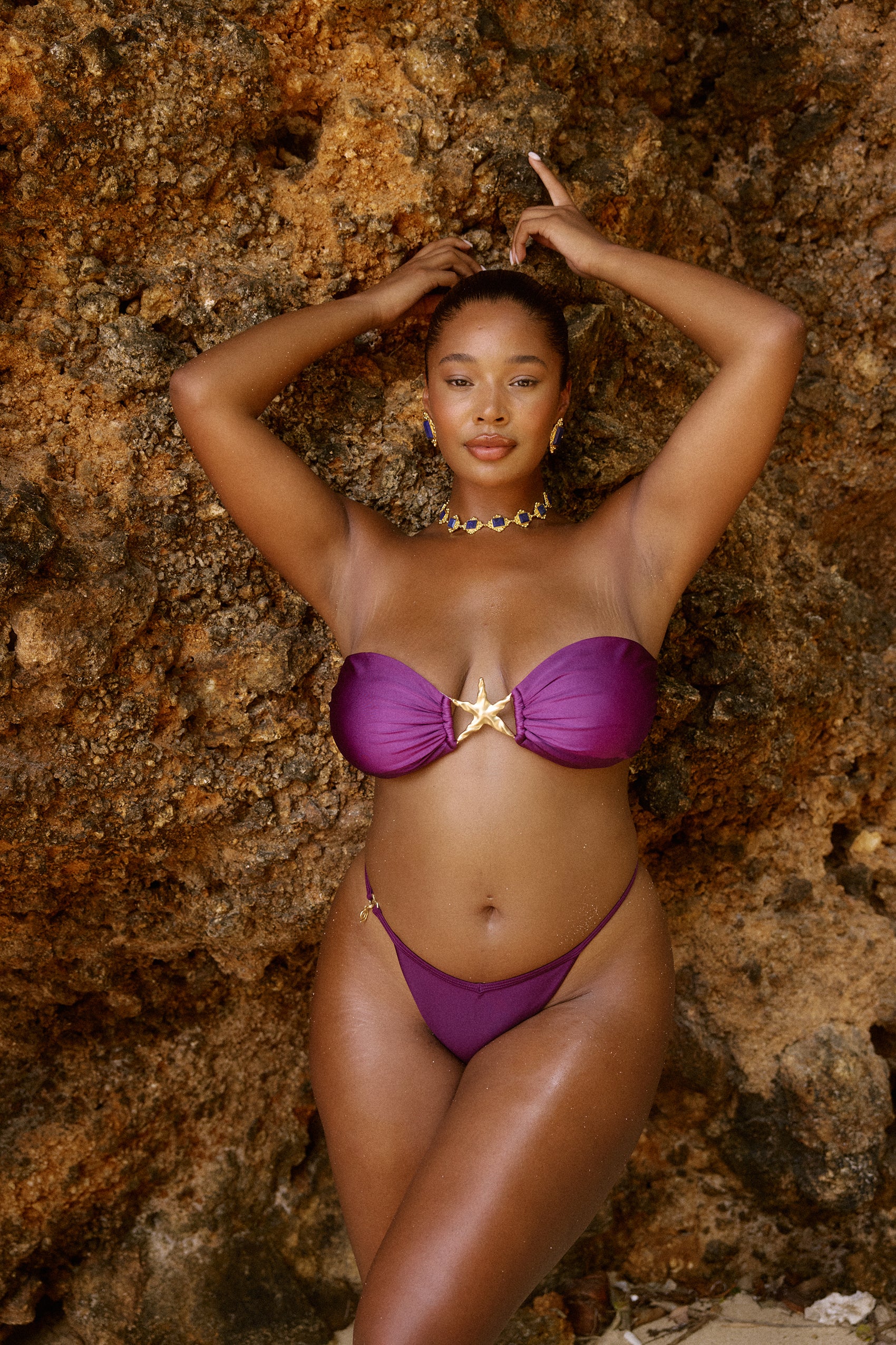 Mykonos Bikini Bottom in Violetta - Image 11