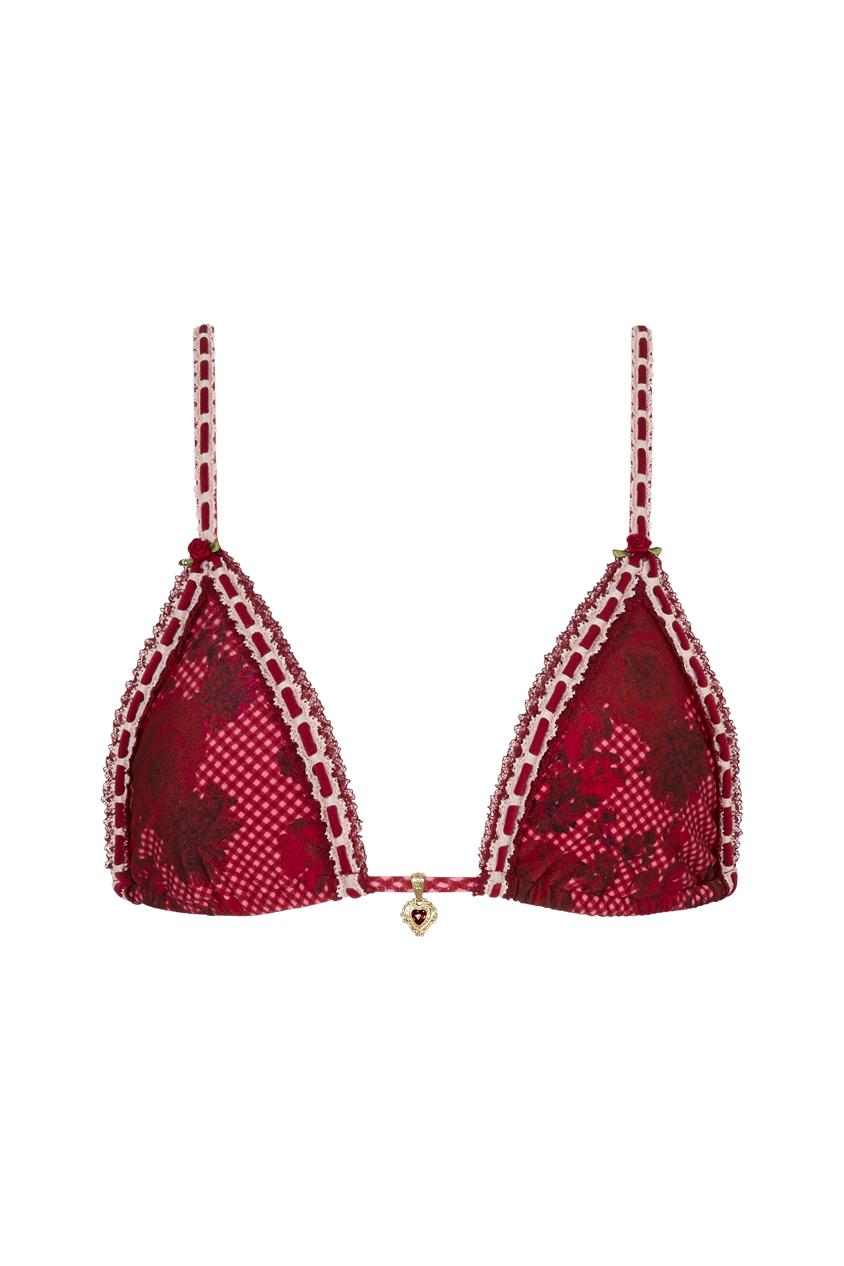 Mykonos Bikini Top in Rose - Image 13
