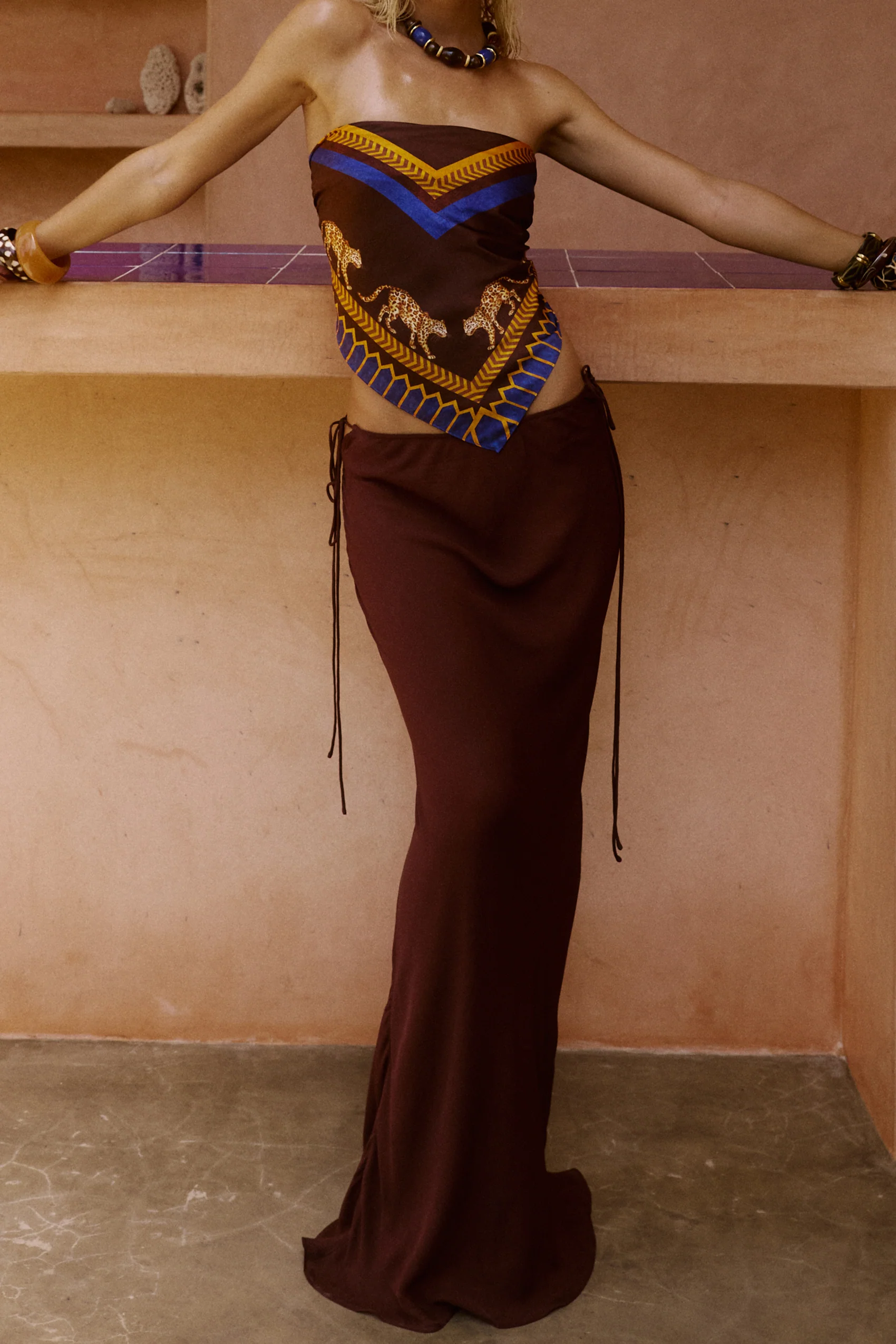 Nama Maxi Skirt in Makoa - Image 7