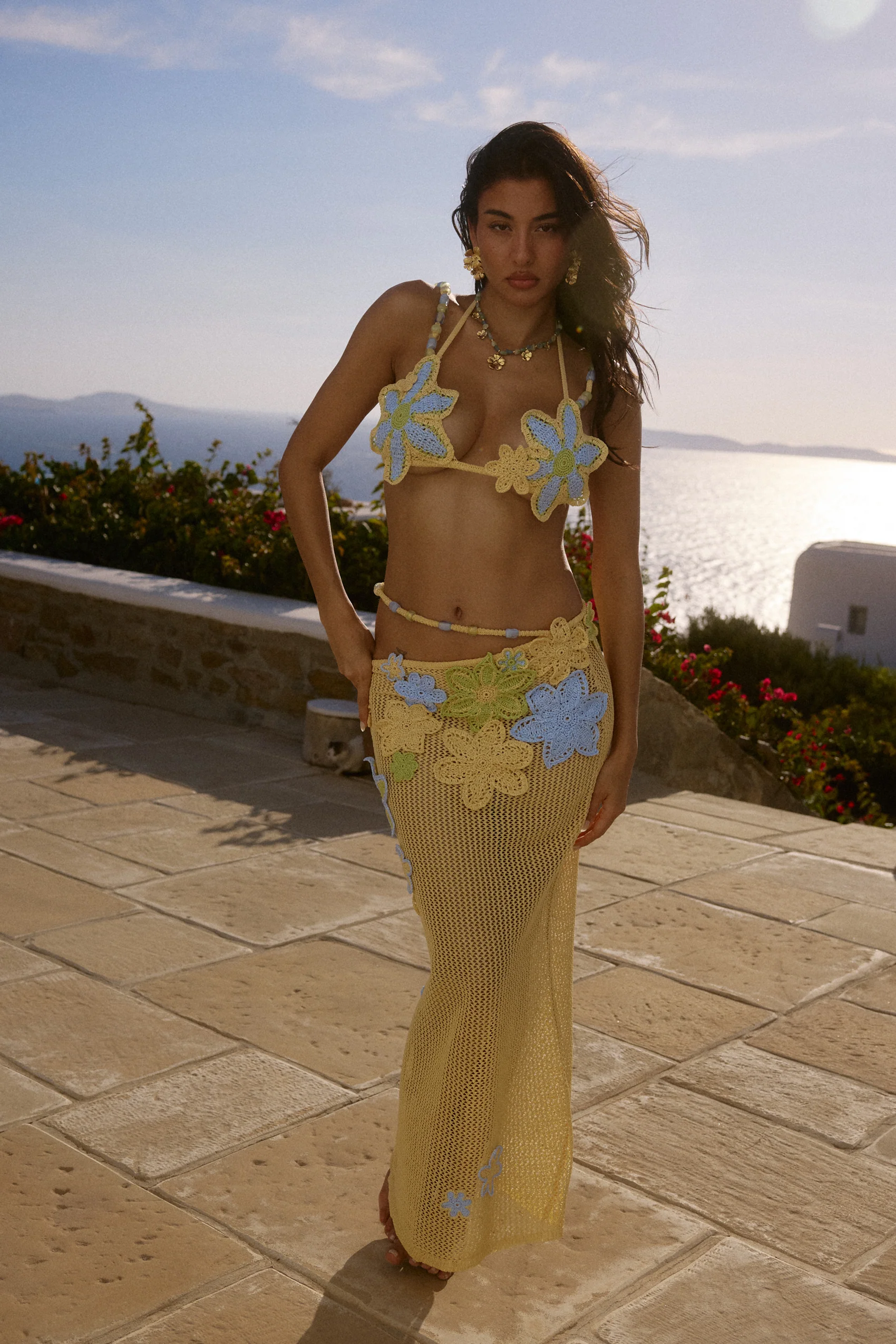 Nammos Crochet Bralette in Zesti - Image 9