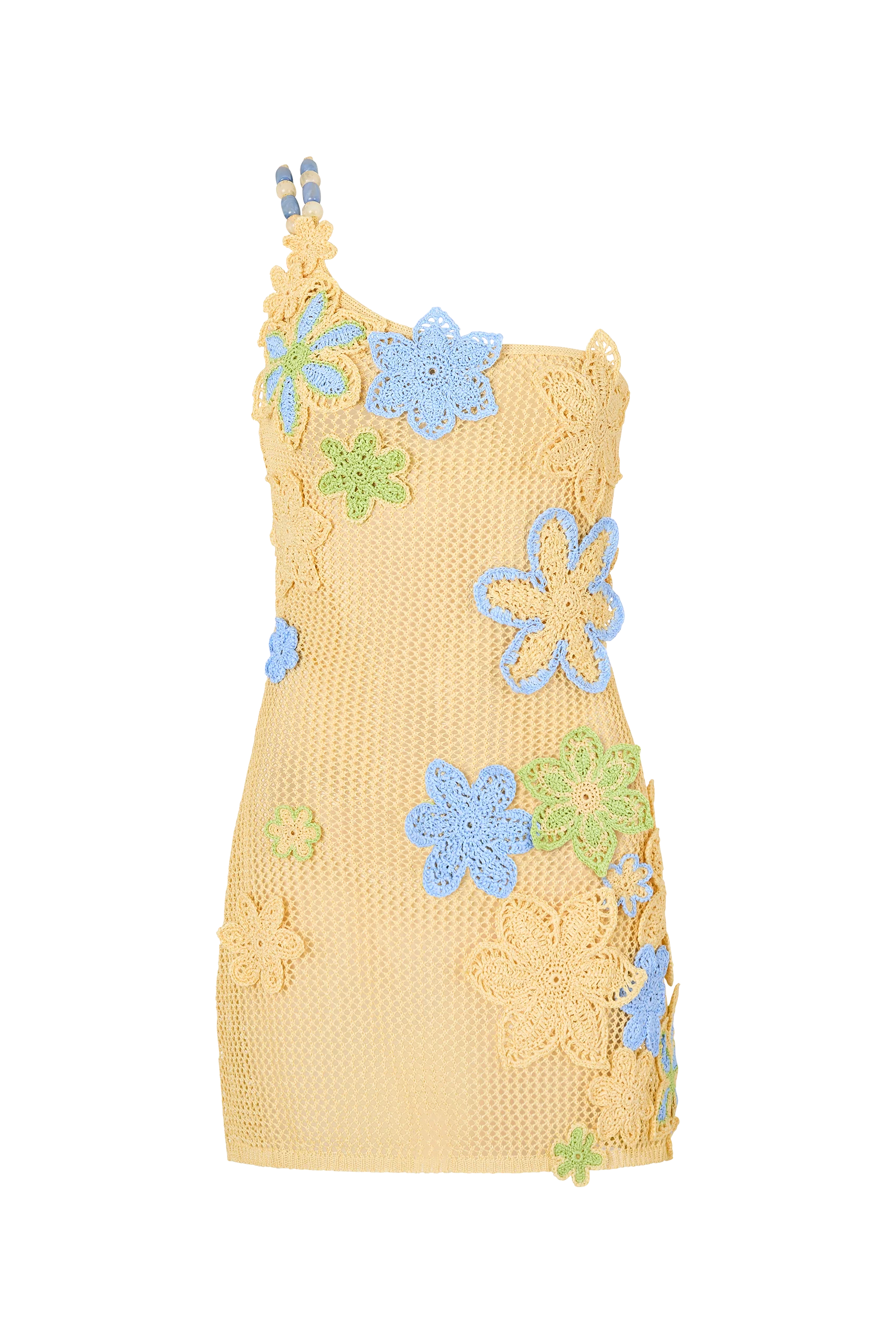 Nammos Crochet Mini Dress in Zesti - Image 13