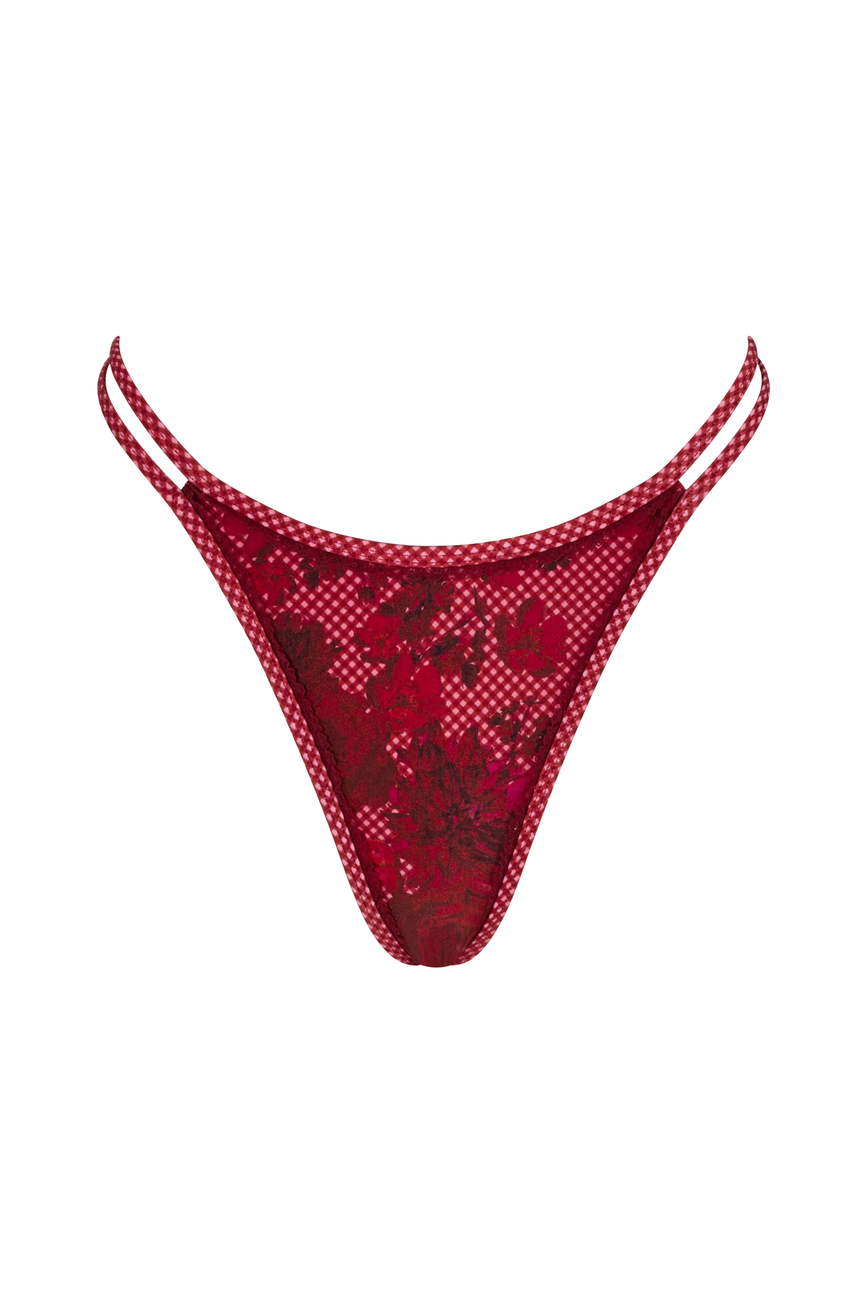 Prague Bikini Bottom in Rose - Image 9