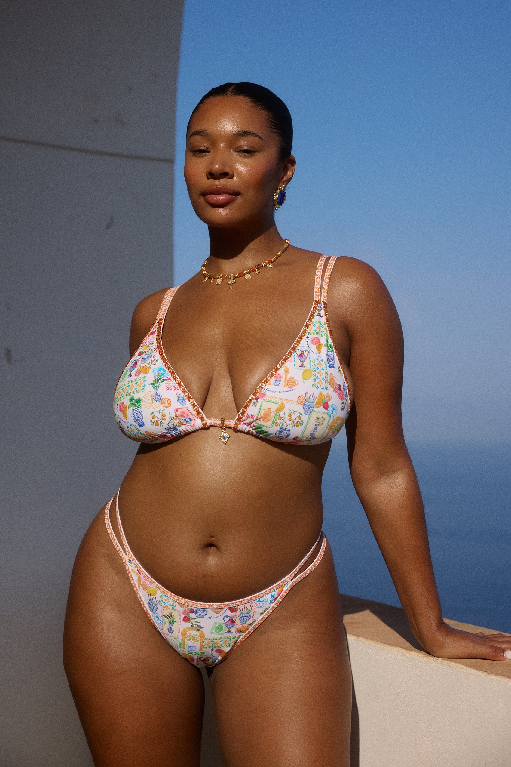 Prague Bikini Top in Isola - Image 7