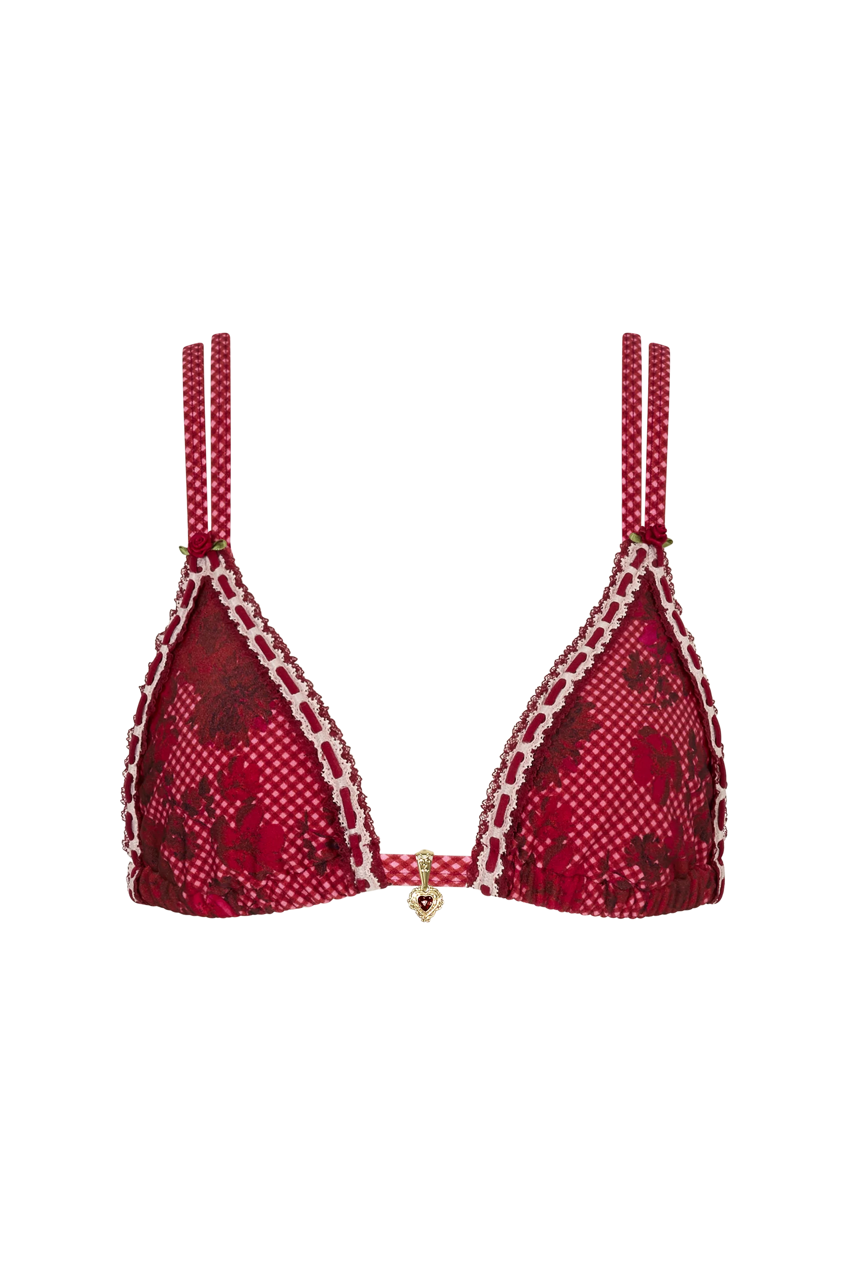 Prague Bikini Top in Rose - Image 13