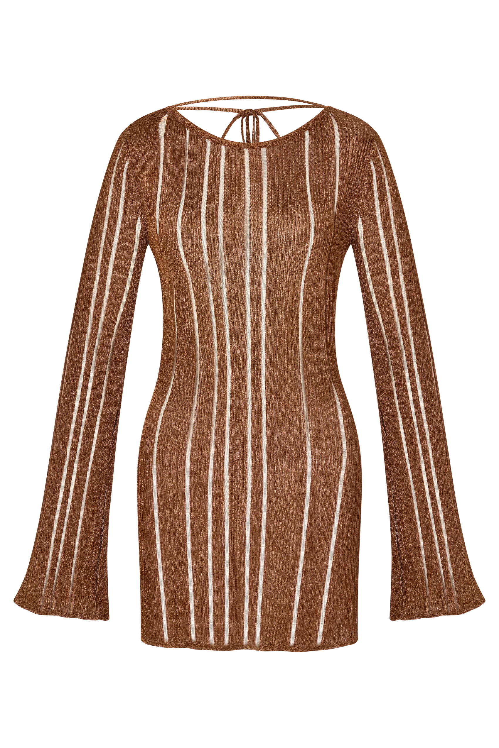 Sapzurro Knit Mini Dress in Sombra - Image 12