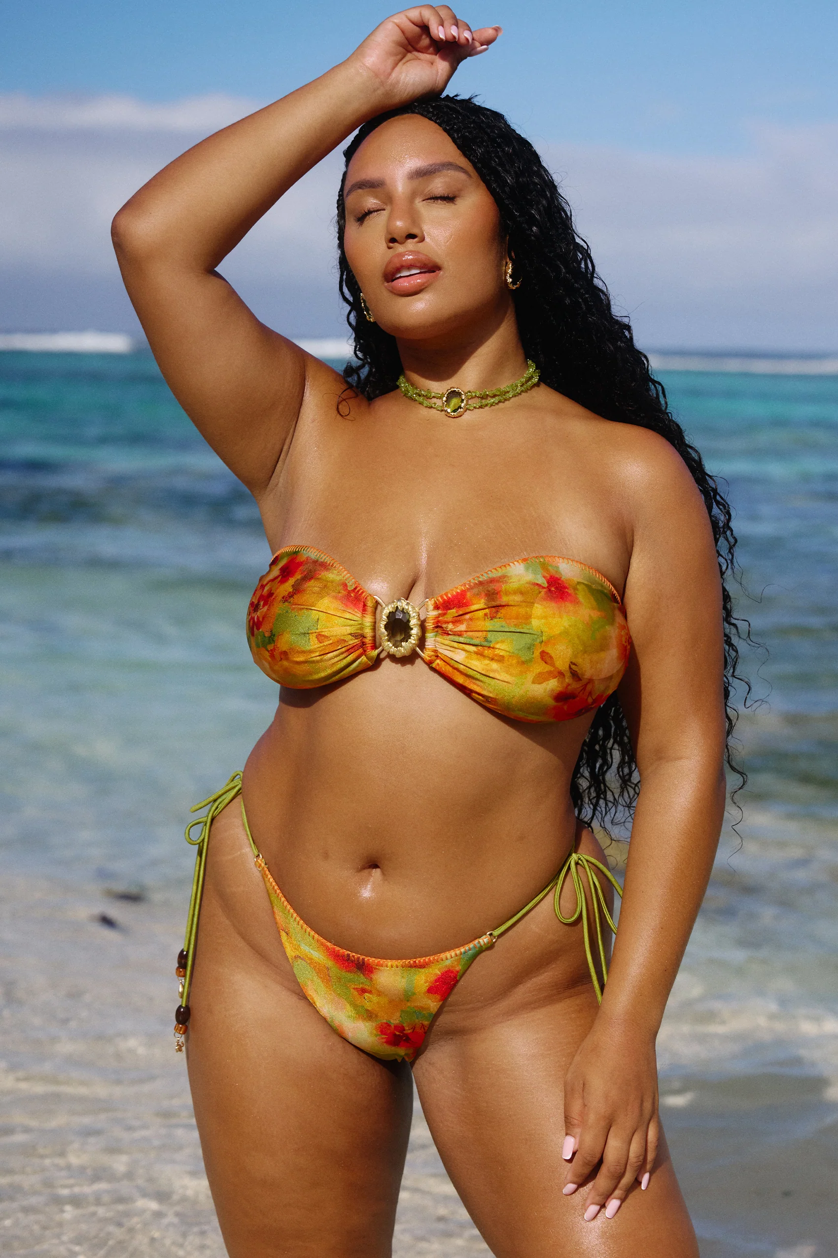 Sienna Bikini Bottom in Solara - Image 4