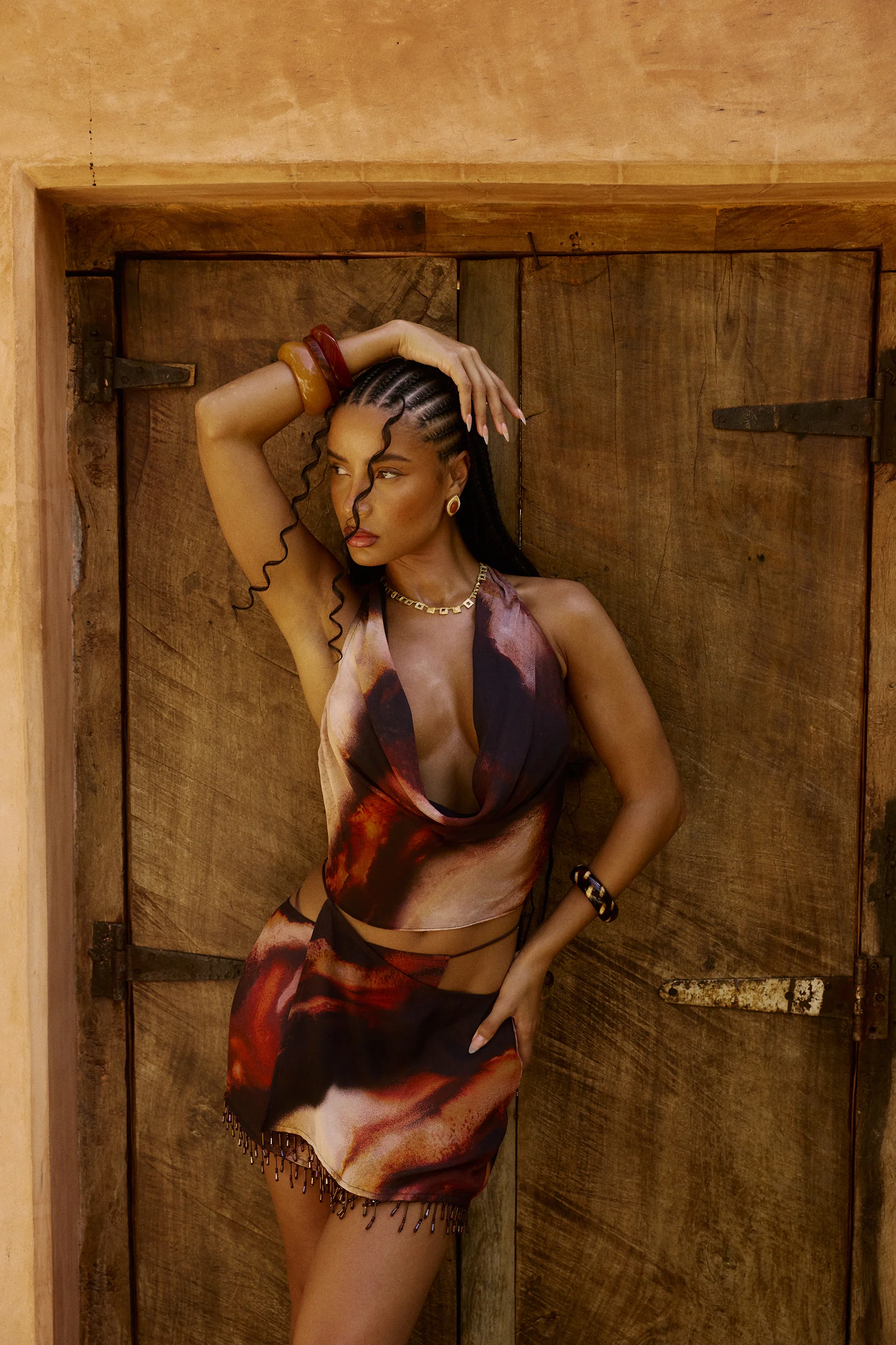 Sirena Mini Skirt in Sarabi - Image 8