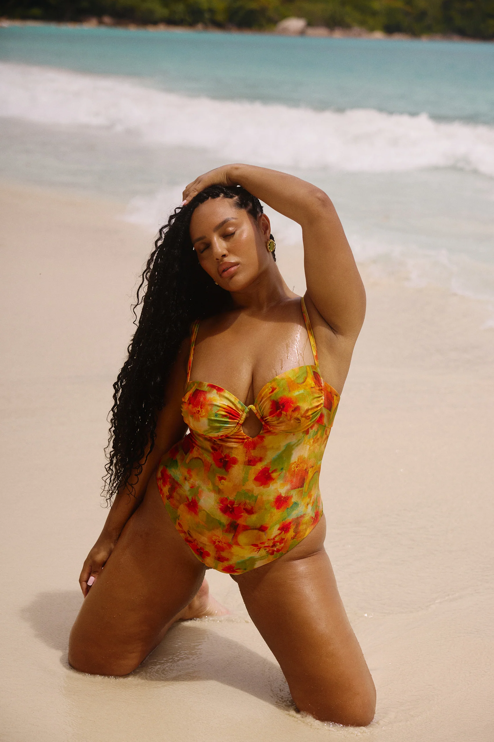 Tulum One Piece in Solara - Image 9