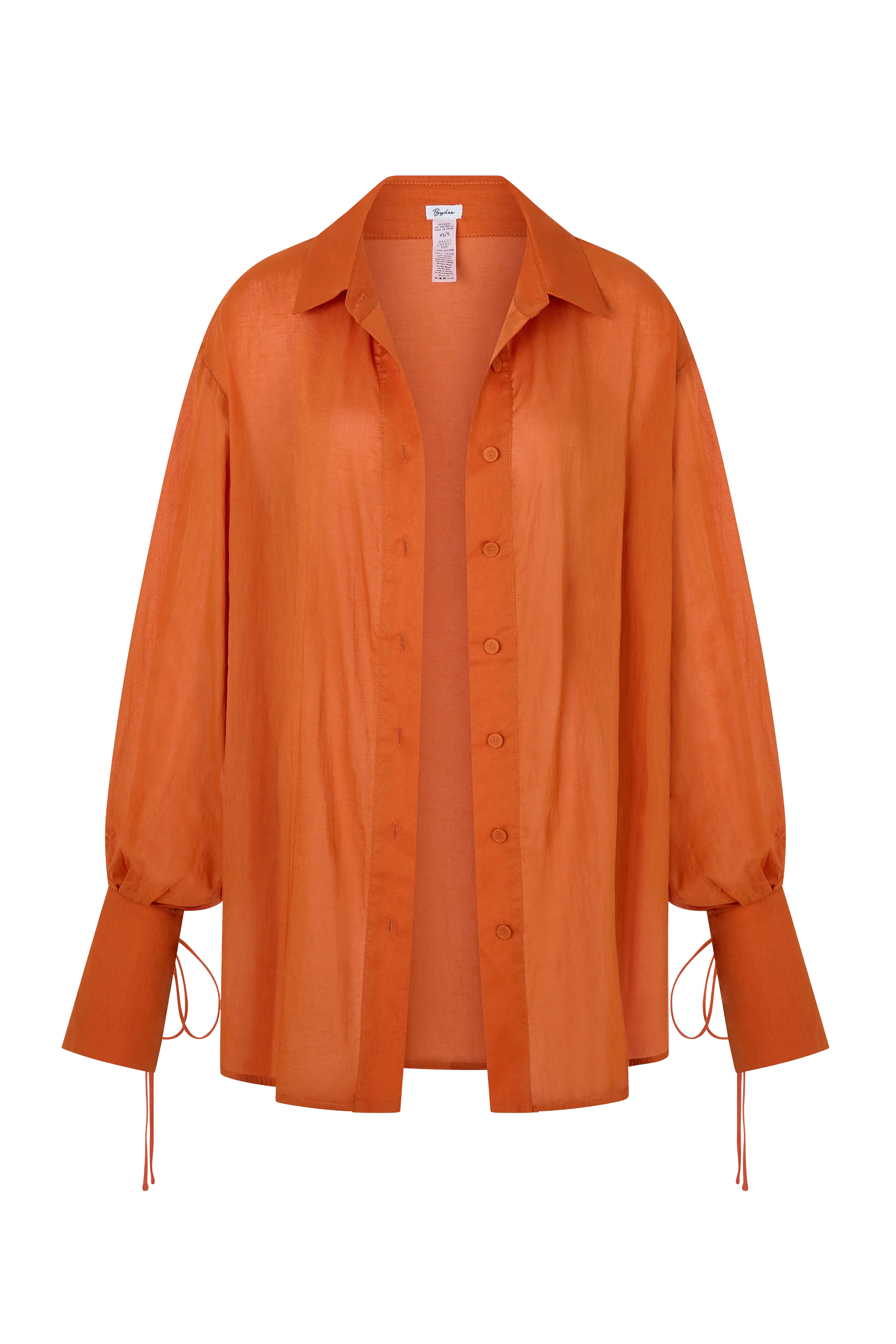 Valetta Cotton Shirt in Quemada - Image 9