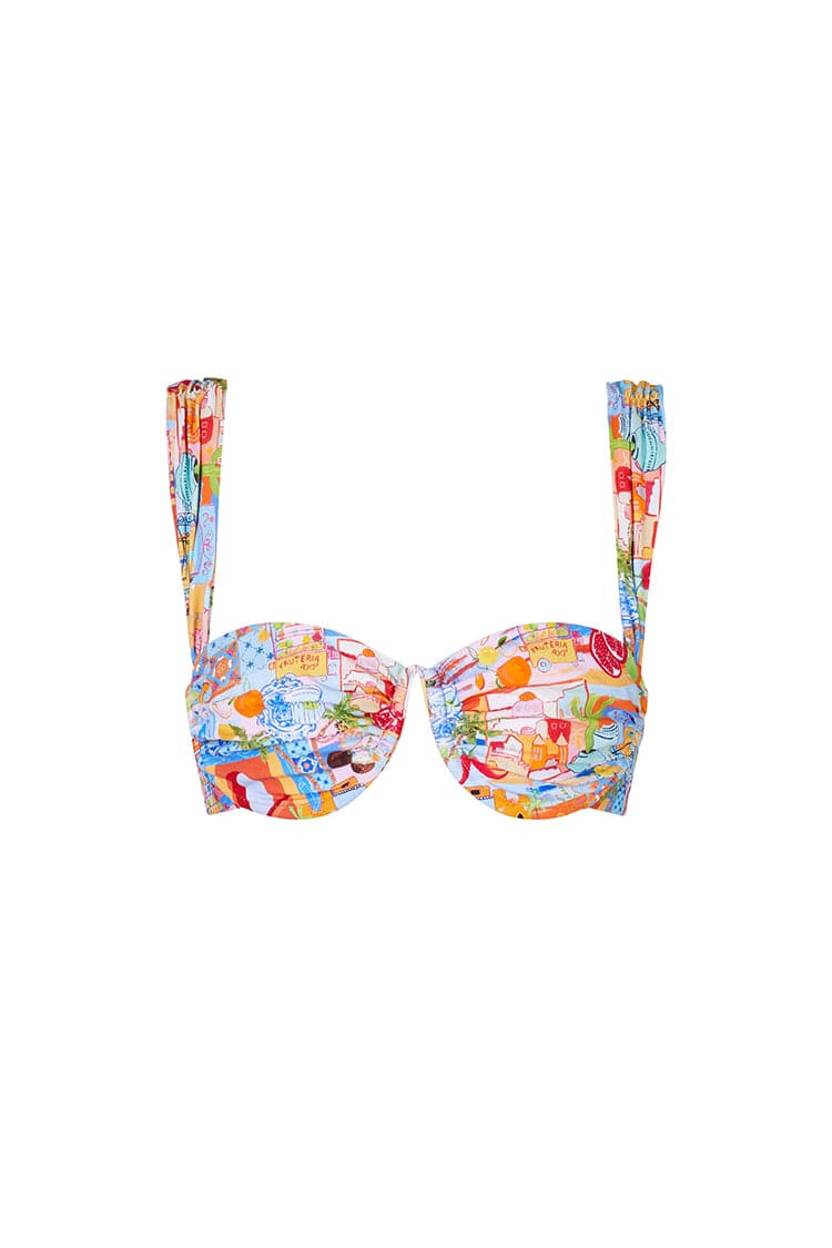 Ventura Bikini Top in Cabana - Image 3