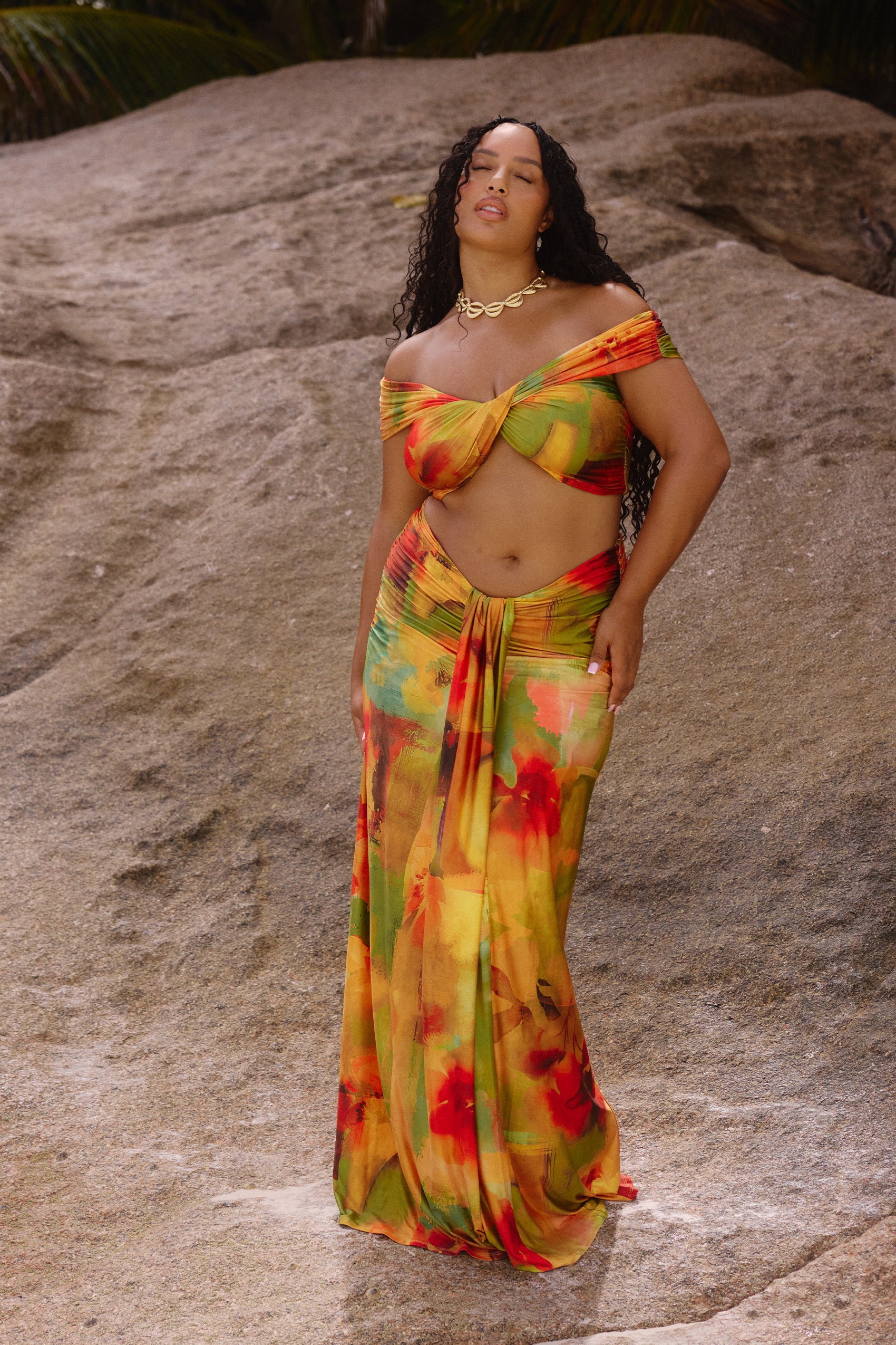 Viera Jersey Top in Solara - Image 6