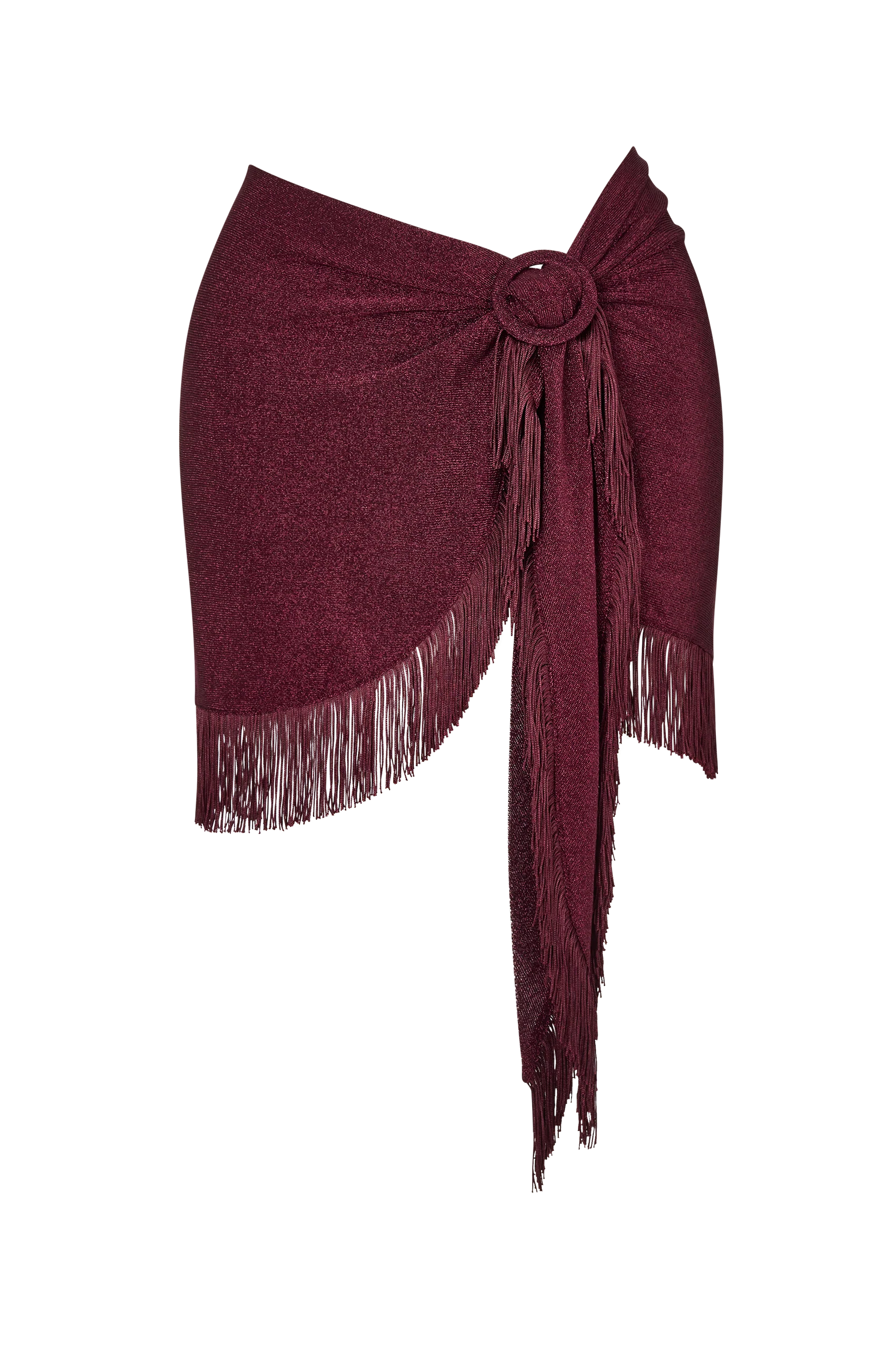 Zaria Knit Skirt in Sangria - Image 12